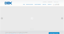 Desktop Screenshot of dex.com